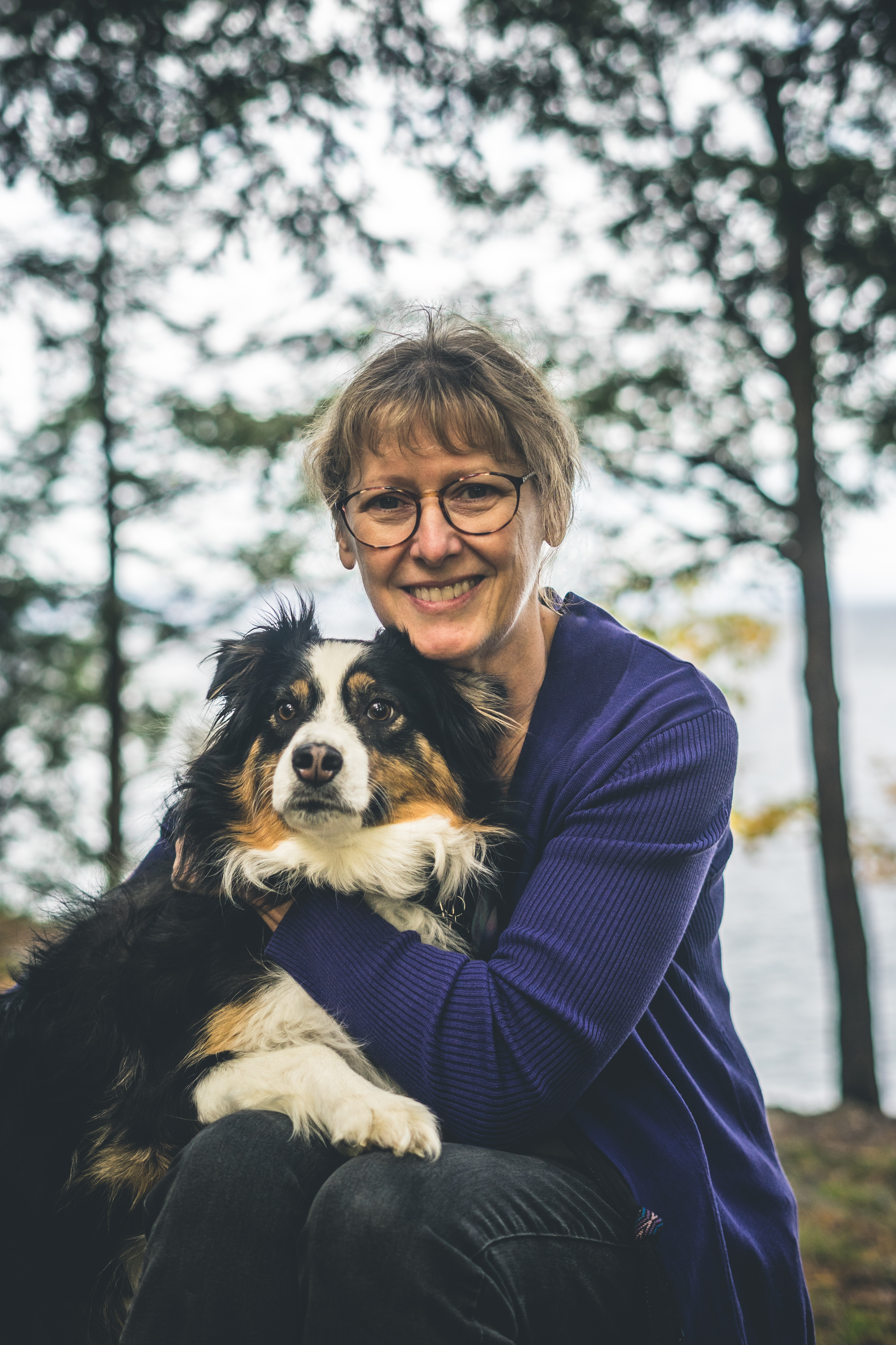 Dr. Caroline Horn and her dog